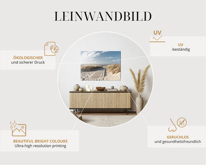 Leinwandbild Eiffelturm Paris – Romantische Stadtansicht mit Wahrzeichen