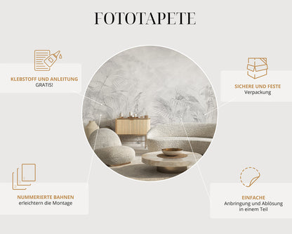 Fototapete London bei Nacht – Beleuchtete Skyline mit Big Ben